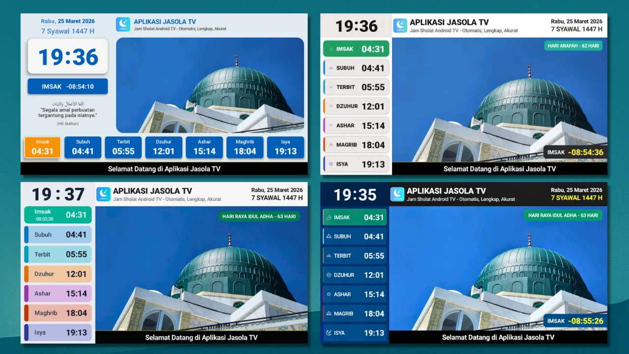JASOLA TV - Jam Sholat Android screenshot
