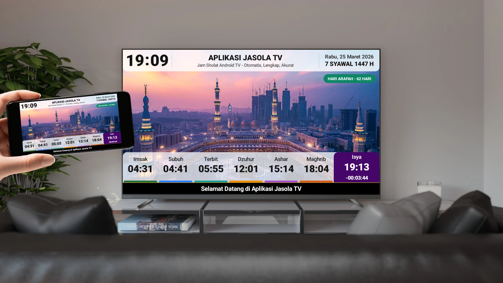 JASOLA TV - Jam Sholat Android screenshot